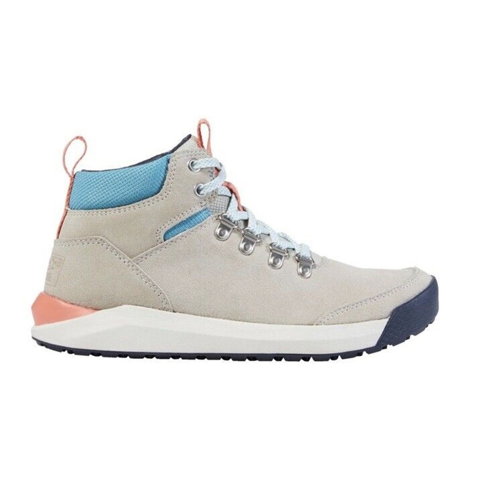 L.L. Bean Vista Hiker II Mid Boots Foam Sea Blue Womens Size 6 Lace Up Suede
